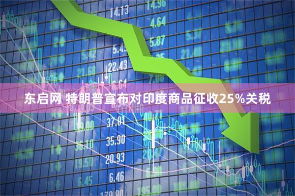 东启网 特朗普宣布对印度商品征收25%关税