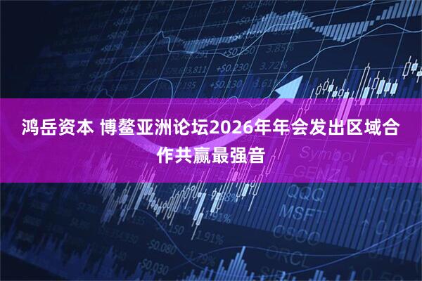鸿岳资本 博鳌亚洲论坛2026年年会发出区域合作共赢最强音