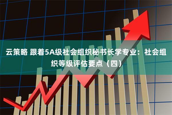 云策略 跟着5A级社会组织秘书长学专业：社会组织等级评估要点（四）